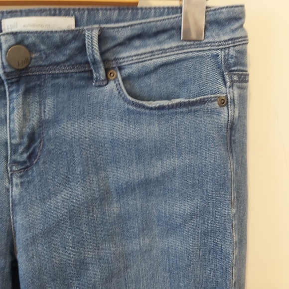 J. JILL | Women's Straight Leg Crops Denim Jeans Blue Size 4 - Picture 7 of 13